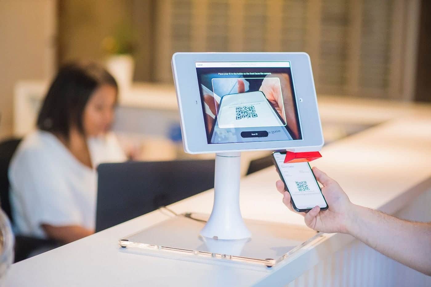 Scanning a QR code